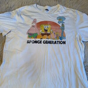 Sponge Generation Men’s White T-Shirt